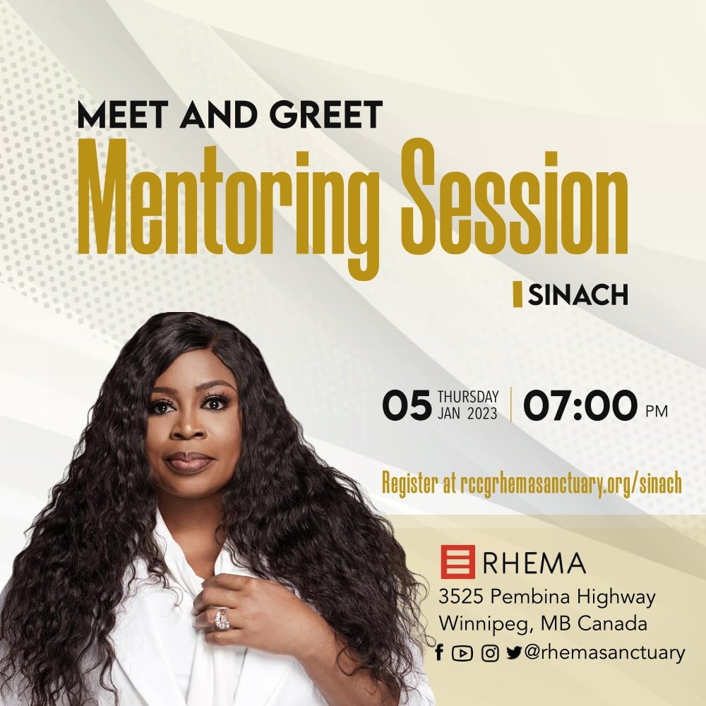 Sinach Meet and Greet Mentorship Session